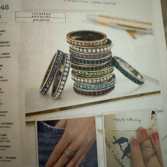 Sapphire stacking ring - Picture 4 of 5